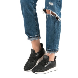 Slip-on sportskor svart 2