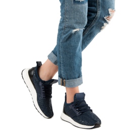 Slip-on sportskor blå 2