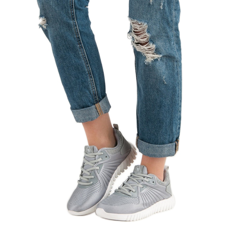 Ax Boxing Trendiga träningsskor grå 1