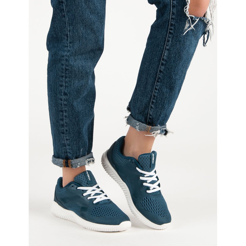 Ax Boxing Textil sportskor blå 1