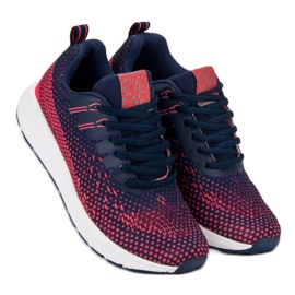 Ax Boxing Bekväma sportskor blå röd 1