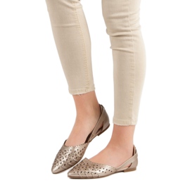 Snygga VINCEZA -ballerinor gul 2