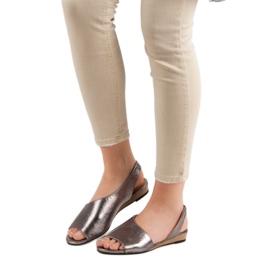 VINCEZA Slip On Sandaler grå 2