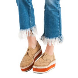 Corina Mode kilskor brun 1