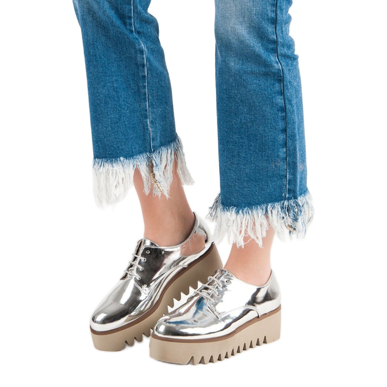 Corina Silverskor med skydd grå 1