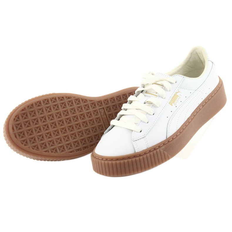 Puma Basket Platform Core W 001 damskor vit 4