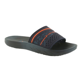 Rider 82499 marinblå fritids herr tofflor orange 1