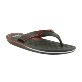 Rider 11315 gel-flip-flops för män svart röd 1