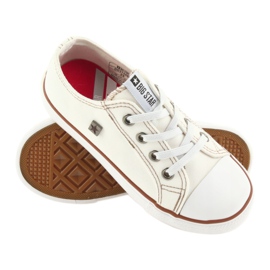 Big Star Children's Sneakers bundna 374085 White vit 3