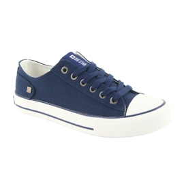 Big star 274335 bundna sneakers marinblå 1