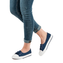 J. Star Marinblå sneakers 1