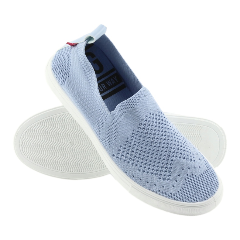 Big Star slipony slip-on sneakers 274785 blå 3