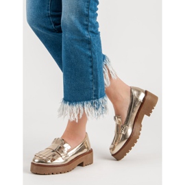 Corina Lackerade loafers grå 1