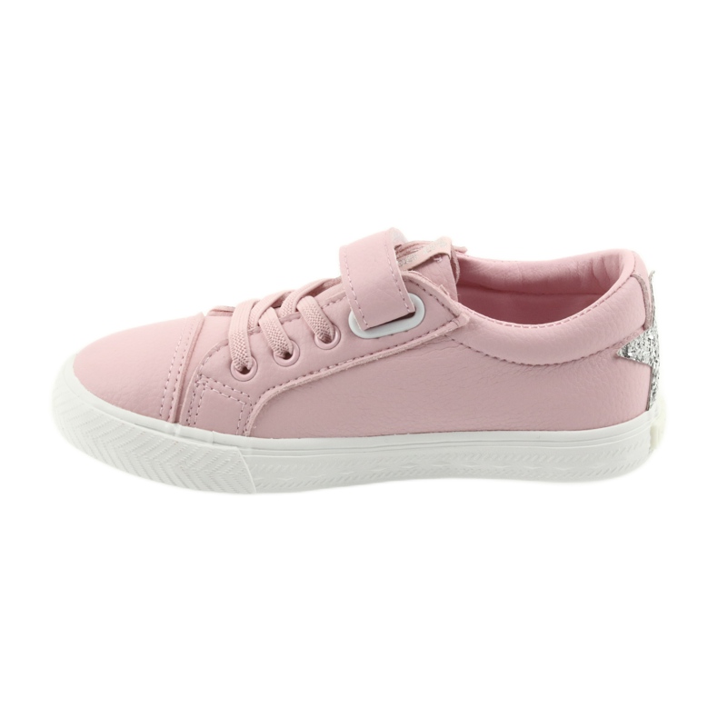 Big Star kardborreband sneakers star 374104 rosa grå 2