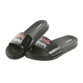 Happy Atletico svarta tofflor för kvinnor 5