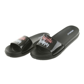 Happy Atletico svarta tofflor för kvinnor 4