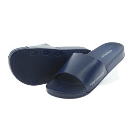 Atletico marinblå mäns profilerade tofflor 3