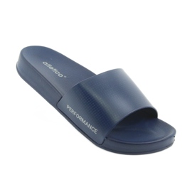 Atletico marinblå mäns profilerade tofflor 1