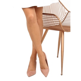 Rosa mocka höga klackar 100-828ES-1 Rosa 1