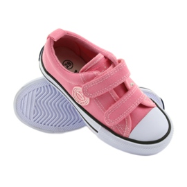 Amerikanska rosa American Club LH50 sneakers vit 3