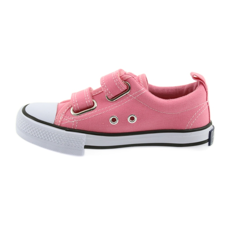 Amerikanska rosa American Club LH50 sneakers vit 2