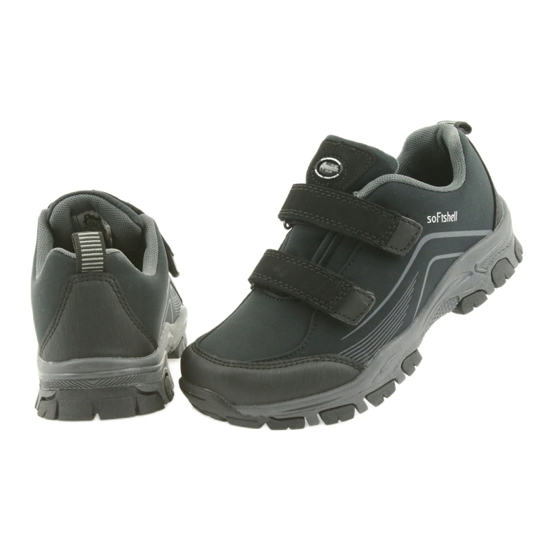 ADi American Club softshell barnsportskor svart grå 6