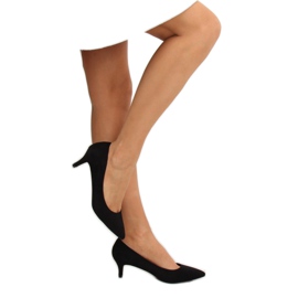 Pumps lågklackat svart 123-2 Svart 1