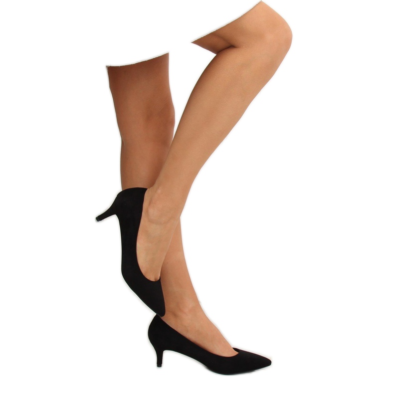 Pumps lågklackat svart 123-2 Svart 1