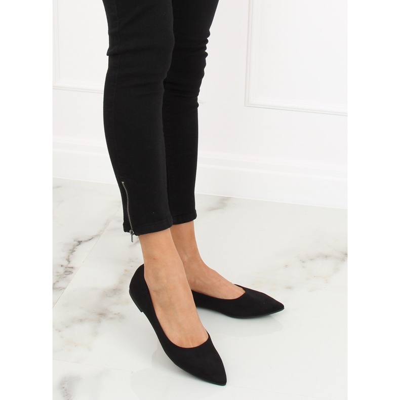 Svarta kvinnors ballerinor 3157 Svart 1