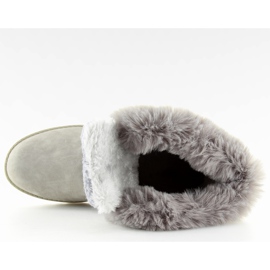 Isolerade grå timmerkängor BL137P Grå II-GAT 2