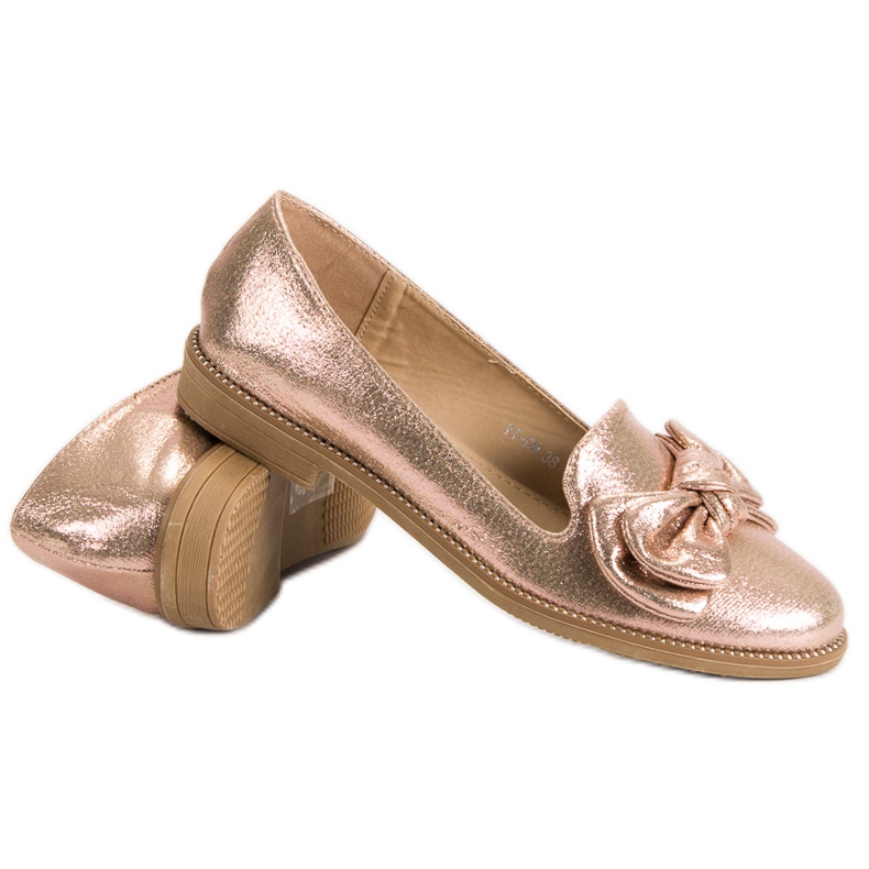 Forever Folie Rosa Ballerina Med En Rosett 1
