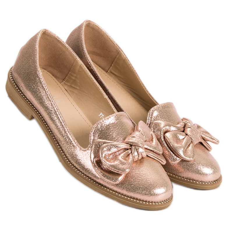 Forever Folie Rosa Ballerina Med En Rosett 2