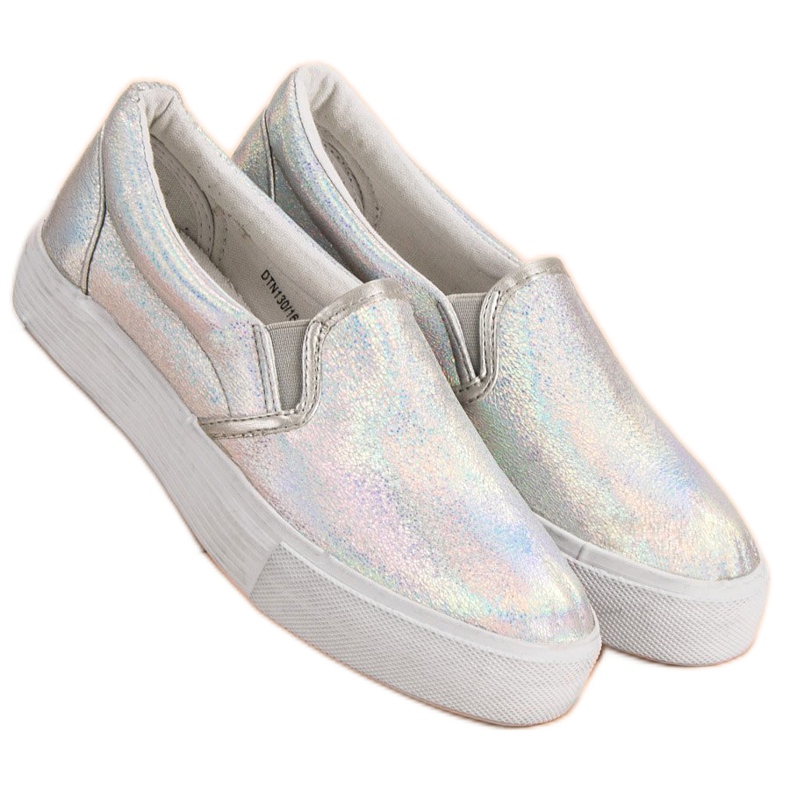McKey Slipony sneakers med Holo -effekt grå 1