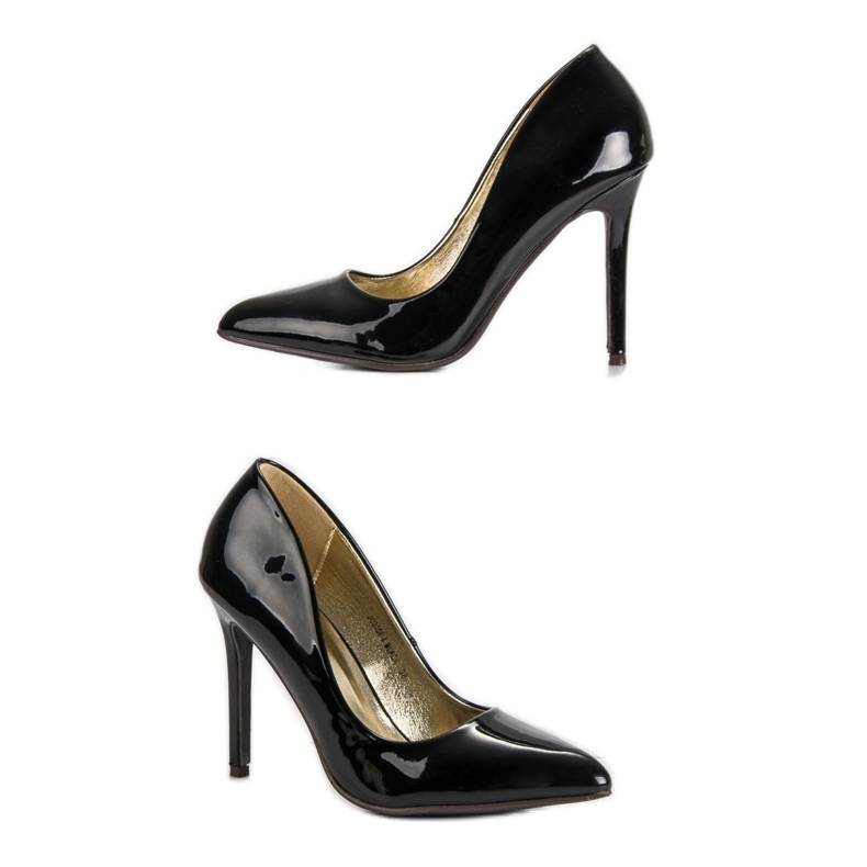 Sweet Shoes Lackerade svarta stift 1