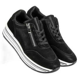 Trendiga sportskor svart 1