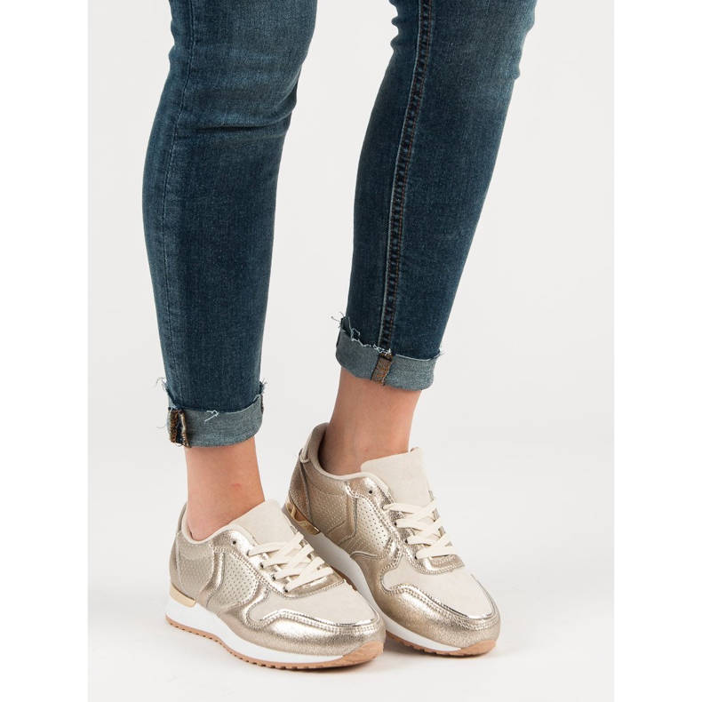 Casual sportskor gul 2