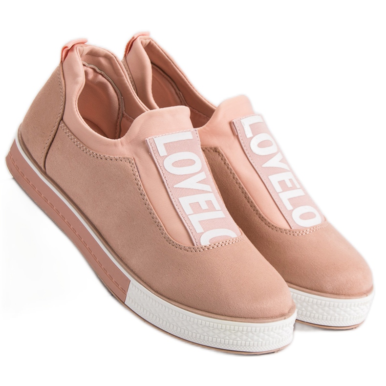 Ideal Shoes Lovelo Slip-On sneakers rosa 2