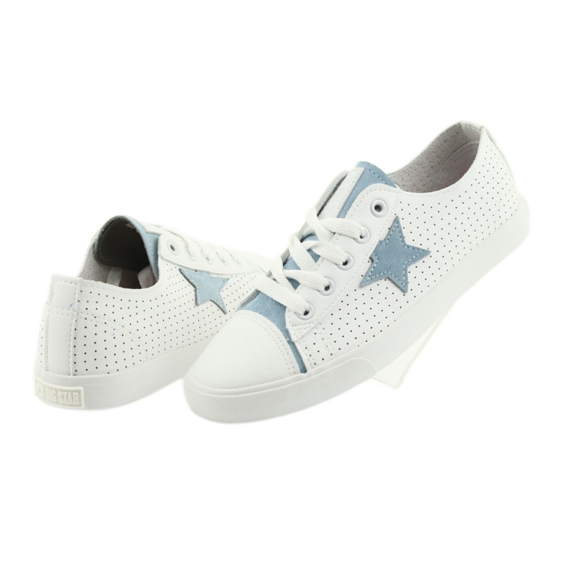 Big Star sneakers star blue 274692 vit blå 4