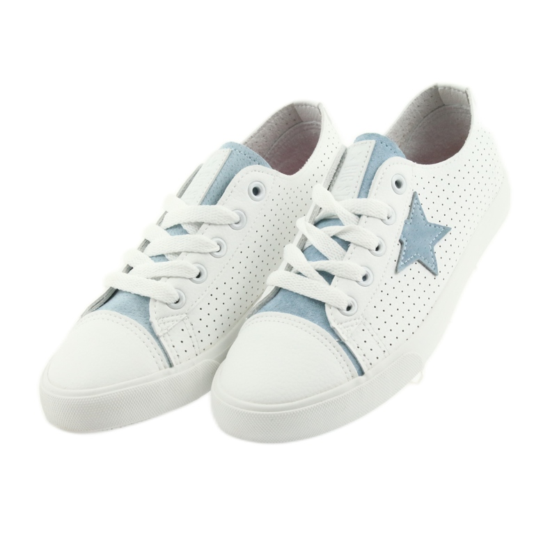 Big Star sneakers star blue 274692 vit blå 2