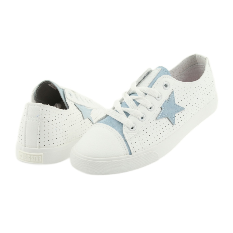 Big Star sneakers star blue 274692 vit blå 6