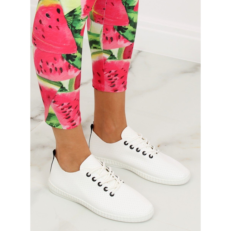 Kvinnors svartvita sneakers BO-1 Black 1