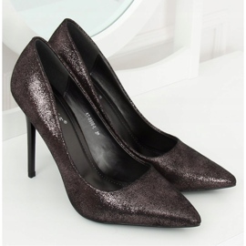 Grafit damhöga klackar AT-0596-L spjut svart mångfärgad 1