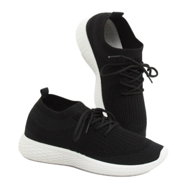 Svart X-9755 Svarta sportskor 2