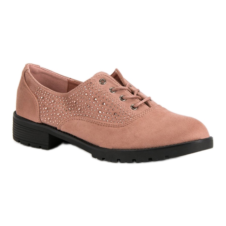 Pulvermocka Brogues rosa 1