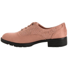Pulvermocka Brogues rosa 2