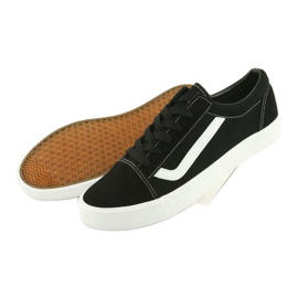 Svarta Atletico 18081 sneakers med snörning 4