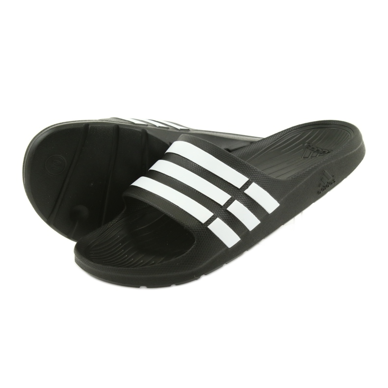 Adidas Duramo Slide M G15890 tofflor vit svart 3