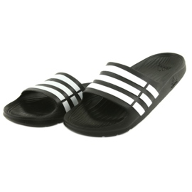 Adidas Duramo Slide M G15890 tofflor vit svart 2
