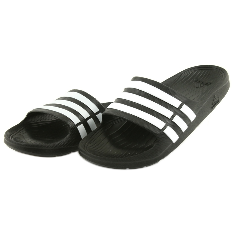 Adidas Duramo Slide M G15890 tofflor vit svart 2