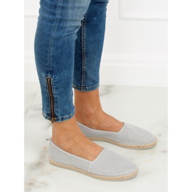 Grå mesh espadriller JX1029 Grå 2